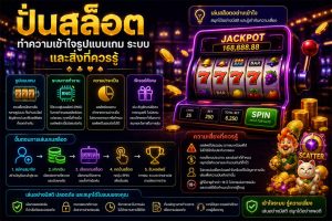Read more about the article ปั่นสล็อต: ทำความเข้าใจรูปแบบเกม ระบบ และสิ่งที่ควรรู้
